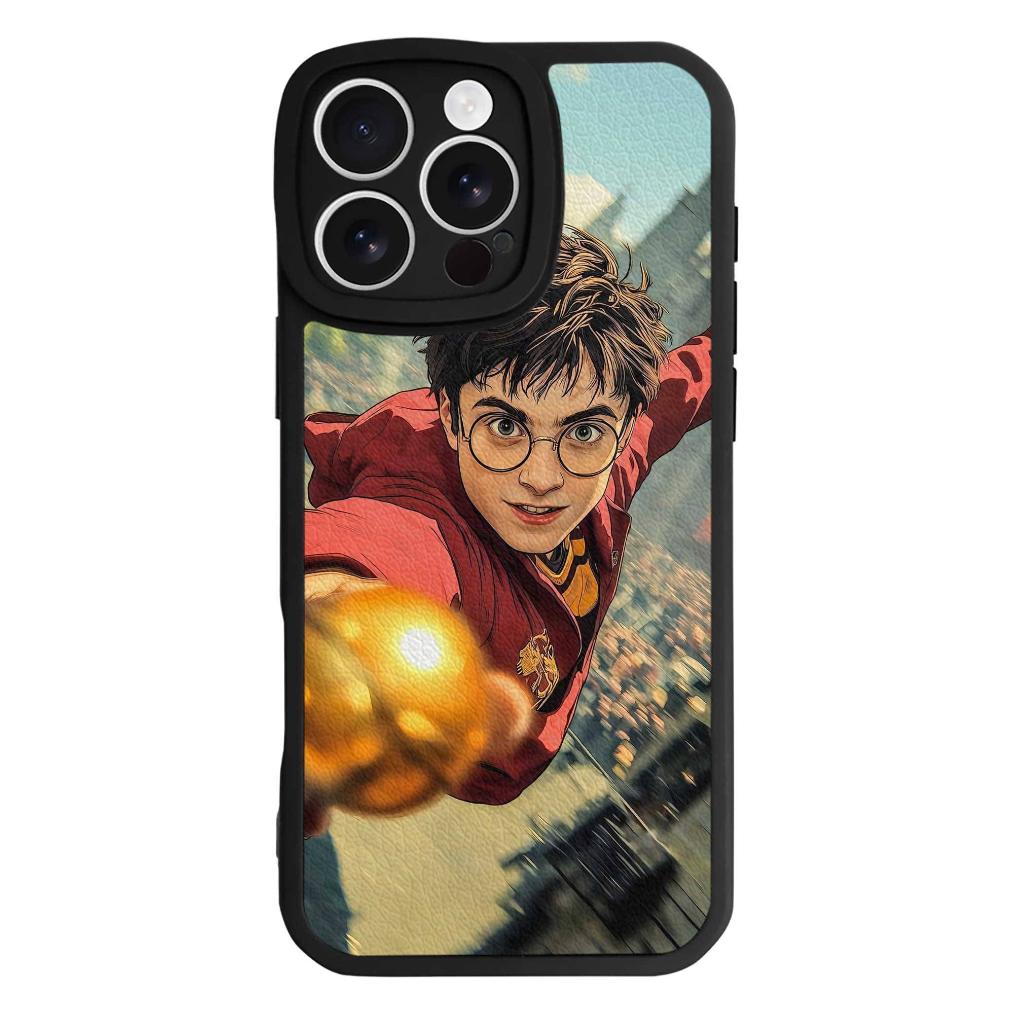 （画像用） Harry Potter ハリー・ポッターシリーズ 【iPhone 16シリーズ対応】シリコンスマホケース（レザー調） 材質：シリコン